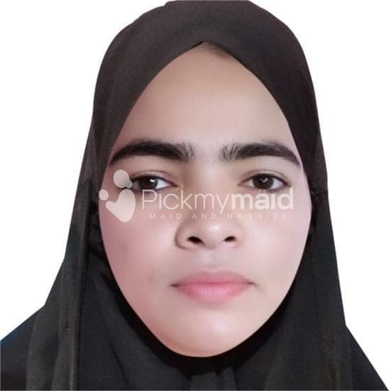 Arzina L Muslim Kolkata Indian Live In or Live Out Maid cum Nanny in Dubai profile photo